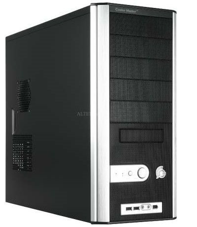 Green Jelly avant : boîtier Cooler Master noir